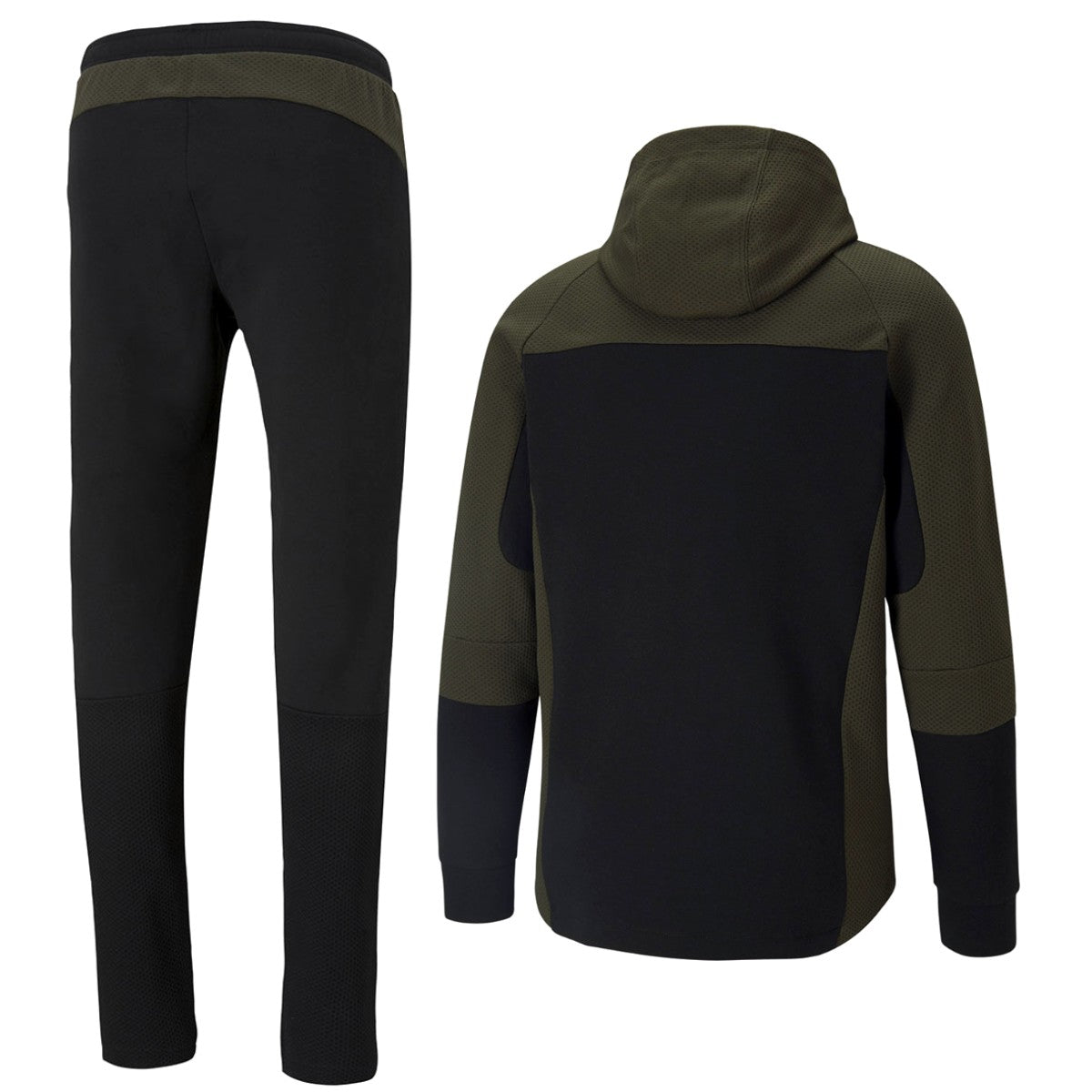 Manchester City Evostripe hooded presentation tracksuit 2021 green - Puma