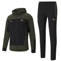 Manchester City Evostripe hooded presentation tracksuit 2021 green - Puma