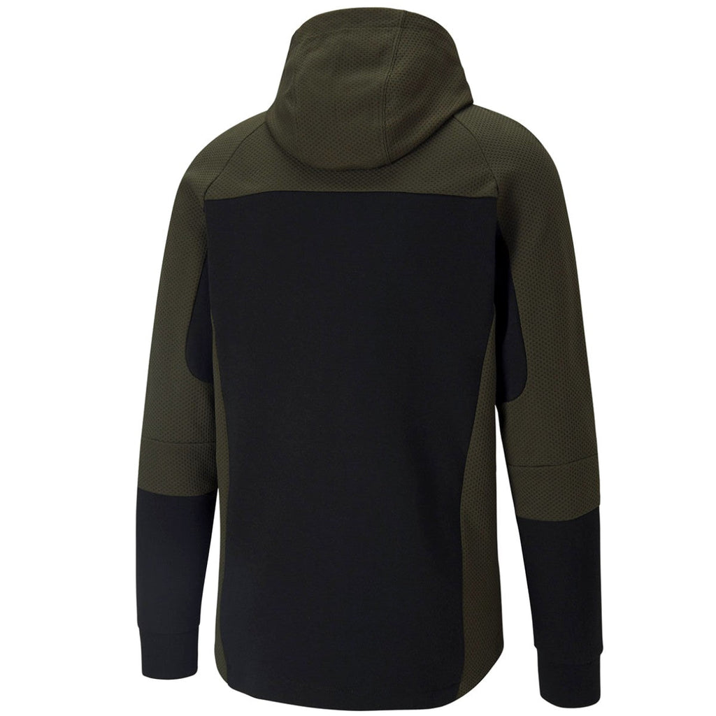Manchester City Evostripe hooded presentation tracksuit 2021 green - Puma