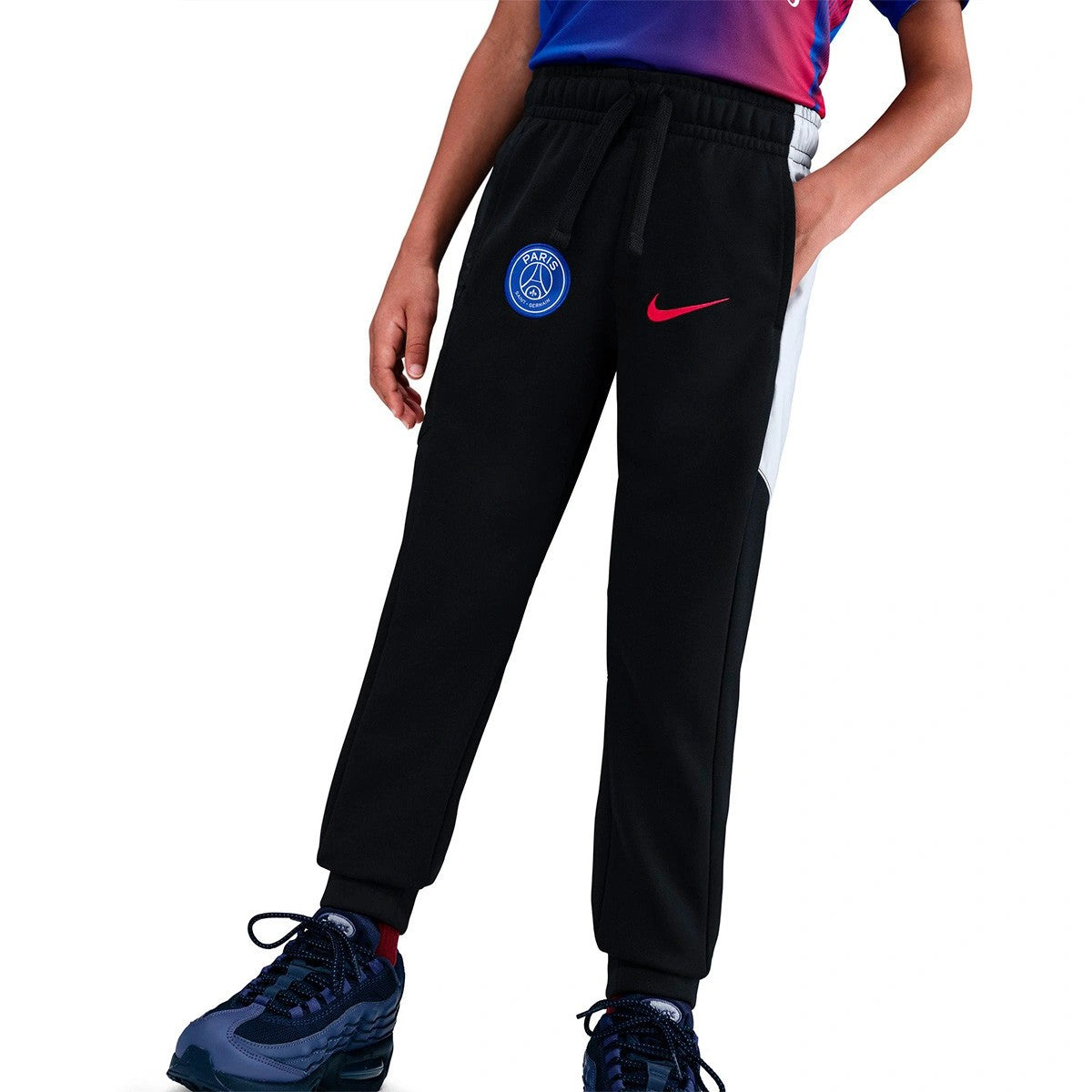 Kids - PSG UCL black casual presentation tracksuit 2025/26 - Nike